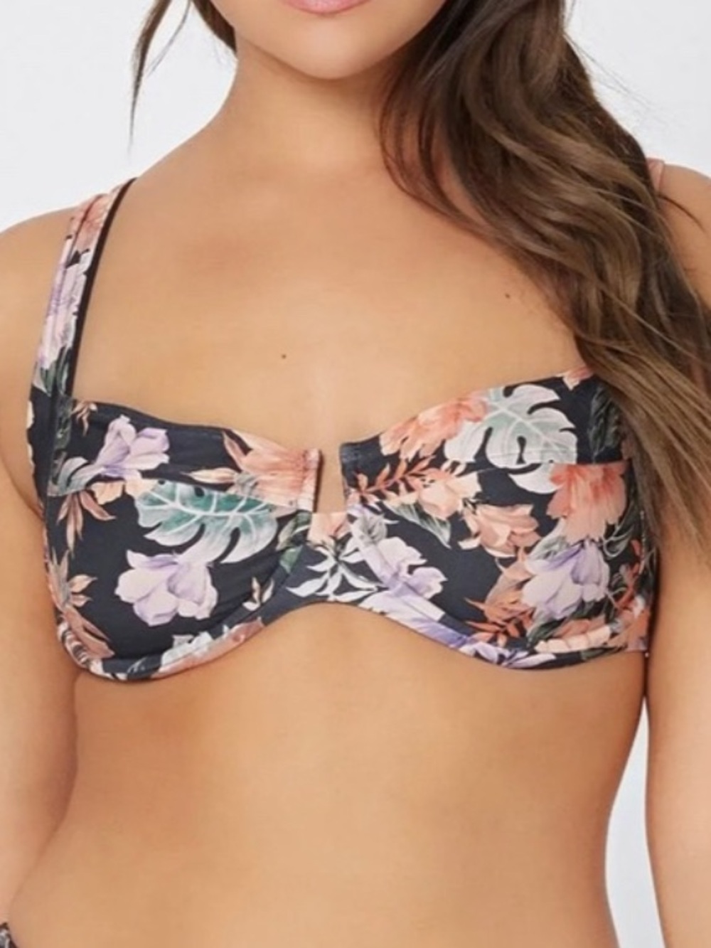 L*Space Camellia Cabana Bikini Set size large beach pool vacation preloved